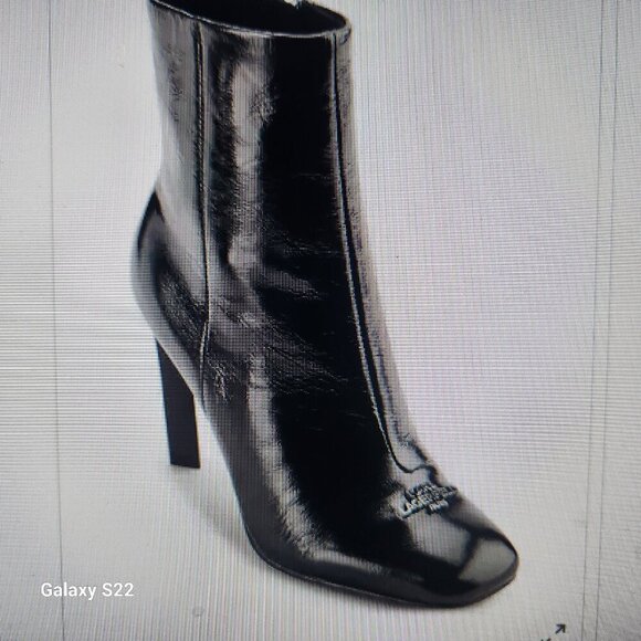 KARL LAGERFELD Women's Vica-Heeled Bootie Ankle Boots. NIB. Size 5.5 - Picture 1 of 14